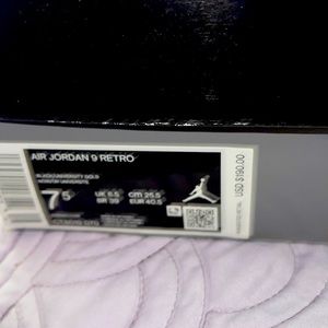 Jordan 9 - With box